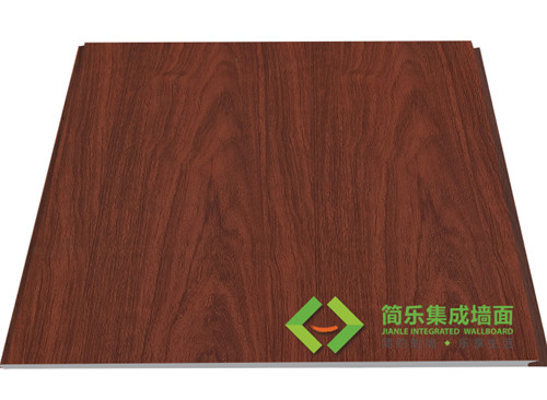 简乐环保集成墙面-金丝红檀